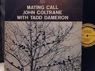 John Coltrane Tadd Dameron MATING CALL Prestige JAZZ 1962 PRLP 7247 Mono RVG LP