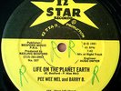 RARE DISCO RAP Pee Wee Mel & Barry B - Life On The Planet Earth - 12 Star 1981