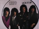 KISS: Lick It Up LP (Netherlands, pic disc, limited edition #000227) rare Rock