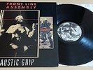 FRONT LINE ASSEMBLY-CAUSTIC GRIP-LP 33 GIRI+ORIGINAL INNER SLEEVE-HOLLAND PRESS