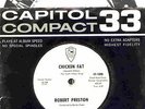 ROBERT PRESTON JFK CHICKEN FAT CAPITOL 1962 DJ EP + INSERT APPLE I-PHONE 5S AD