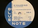 78 - Blue Note Records - Thelonious Monk Quintet - In Walked Bud / Epistrophy