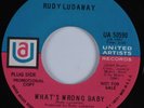 Northern Soul 45 RUDY LUDAWAY What's Wrong Baby UNITED ARTISTS HEAR