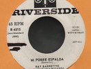 RAY BARRETTO LATIN 45 ON RIVERSIDE CACHETERA / MI POBRE ESPALDA PLAYS NEAR MINT