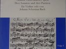 BACH Sonate & Partita Nr. 1 für Violine solo - LAUTENBACHER - NM-