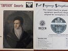 BACKHAUS BEETHOVEN EMPEROR CONCERTO DECCA UK WBG SXL 2179 ORIGINAL EXCELLENT