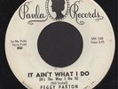 PEGGY PAXTON It Ain't What I Do NORTHERN SOUL 45 Paula LISTEN