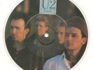 U2 SINGLE PICTURE DISC PRIDE UK ISP202 CLEAR RIM  HARD TO FIND