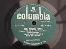 CLIFF RICHARD AND THE SHADOWS THE YOUNG ONES RARE INDIAN 78 RPM RECORD DB.4761
