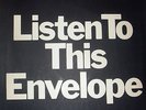 BEATLES  JOHN LENNON  LISTEN TO THIS ENVELOPE 1974 PRESS KIT W PROMOTIONAL ITEMS
