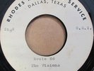 THE VISIONS - Route 66/Take Her | RARE Texas garage rock ACETATE 45
