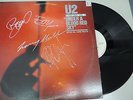 U2  SIGNED LIVE UNDER A BLOOD RED SKY  LP ALBUM