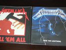 METALLICA KILL EM ALL & RIDE THE LIGHTNING VINYL LP, BOTH NEW SEALED 'EM