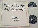 TON STEINE SCHERBEN Keine Macht für Niemand Double Longplayer