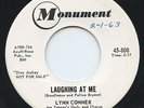 Hear - Rare Popcorn/Soul 45 - Lynn Conner - Laughing At Me - Monument # 808 - M-
