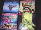 IRON MAIDEN x 4 UK P/S 45s Running Free 1st HAPPY NEW YEAR Pic Disc +2
