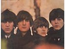 BEATLES for sale LP 14 track black/yellow mono pressing gatefold with outline mo