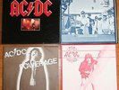 COFFRET 3LP VINYL 33T - AC DC HIGH VOLTAGE POWERAGE DIRTY DEEDS DONE DIRTY  VG+