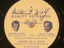 George Barnes and Ernie Varner, Milton G. Wolf, No. 1219, E+ (jazz guitar duets)