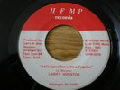 LARRY HOUSTON-LET'S SPEND SOME TIME TOGETHER-ORIGINAL USA HMFP RECORDS-45