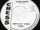 Howlin' Wolf-Little Baby/Down in the Bottom 1961 Original CHESS BLUES WL-PROMO