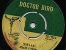 THATS LIFE / TELL ME BABY Delano Stewart (BOSS 1968 *Soulful Skinhead Reggae*) ?