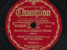 14pc78 - RARE HOT JAZZ-Champion 40043-Frisky Foot Jackson and his Thumpers