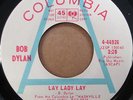 BOB DYLAN - Lay Lady Lay/Peggy Day | RARE country rock PROMO Columbia 45