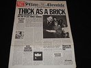 JETHRO TULL : THICK AS A BRICK ORIGINAL LP A-3U / B-2U - NEWSPAPER SLEEVE