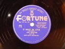 Joe Weaver 78 IT MUST BE LOVE / BABY, I LOVE YOU SO   Fortune VG+ doo wop