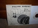CRAP DETECTORS Police State  w/ INSERT ORIGINAL 7 45 kbd PUNK rare HARDCORE