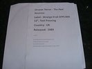 UNSEEN TERROR.PEEL SESSIONS TEST PRESS VINYL