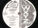 ANTI NOWHERE LEAGUE - STREETS OF LONDON -  ONE SIDED PROMO - 1981 - EXCELLENT