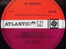 Led Zeppelin III (Red Plum MISPRESS 1970 1ST PRESS Atlantic LP)