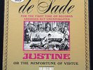 Marquis DE SADE 1966 Justine Or the Misfortune of - 3 LP Set Minta Records 1002