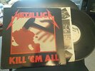 METALLICA - KILL EM ALL - VERY RARE METAL VINYL LP FIRST PRESS ON MEGAFORCE 1983