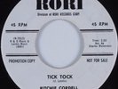 Teen Rocker/Doo Wop 45 RITCHIE CORDELL Tick Tock RORI HEAR dj copy