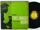 THELONIOUS MONK Work LP on Prestige DG mono