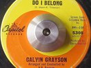RARE SOUL POPCORN CALVIN GRAYSON Where do I belong CAPITOL LISTEN