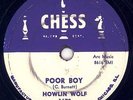 HOWLIN' WOLF, Poor Boy / Sitting On Top Of The World, Chess 1679, V+