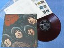 The Beatles - rubber soul (odeon japan red vinyl original) lyric insert RARE 