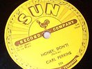 Blue Suede Shoes CARL PERKINS Honey Don't SUN 78rpm Original ROCK A BILLY ROCKER