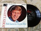 John Leyton Tell Laura I love her Mono HMV 7 EG 8854 laminated sleeve UK