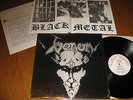 Venom-Black metal LP,Neat UK 1982,embossed sleeve,Poster,insert,megarar,wie neu