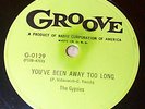 You've Been Away Too Long THE GYPSIES NMInt GROOVE 78rpm Rock Around Christmas**