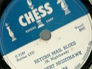 Robert Nighthawk, Return Mail Blues, My Sweet Lovin Woman Chess 1484 78 rpm