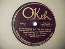 Clarence Williams' Blue Five Okeh 8181 78 rpm - Everybody Loves My Baby