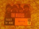 THE BEATLES RARE SINGLE PROMO 1965 TEN TOPPER NORWAY PRESSING PICTURE SLEEVE