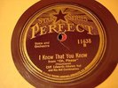 JAZZ CLIFF EDWARDS HOT COMBO I Know That You Know PERFECT 11638