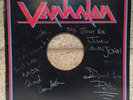 VAN HALEN Runnin With The Devil SIGNED PROMO Record Flat ONLY NO VINYL 
